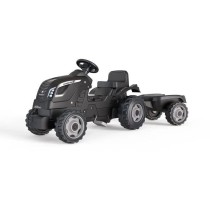 Tracteur a pédales Farmer XL + Remorque - SMOBY - Noir - 90% Plastiqu