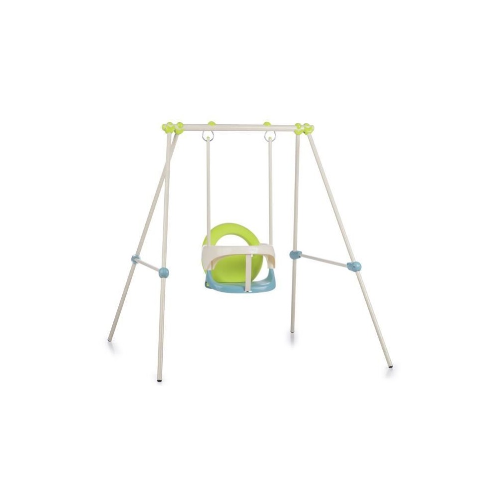 SMOBY Portique métal 1er âge Baby Swing - Hauteur 120 cm - Arceau de