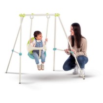 SMOBY Portique métal 1er âge Baby Swing - Hauteur 120 cm - Arceau de