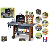 Cuisine d'Extérieur Évolutive Smoby - Grill et Plancha - 40 Accessoi