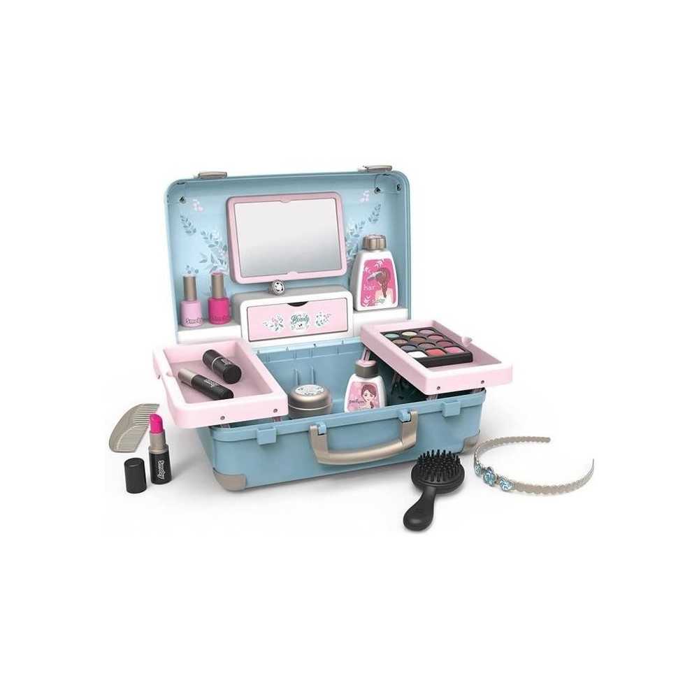 Smoby - My Beauty Vanity - Valise Beauté pour Enfant - Coiffure + Ong