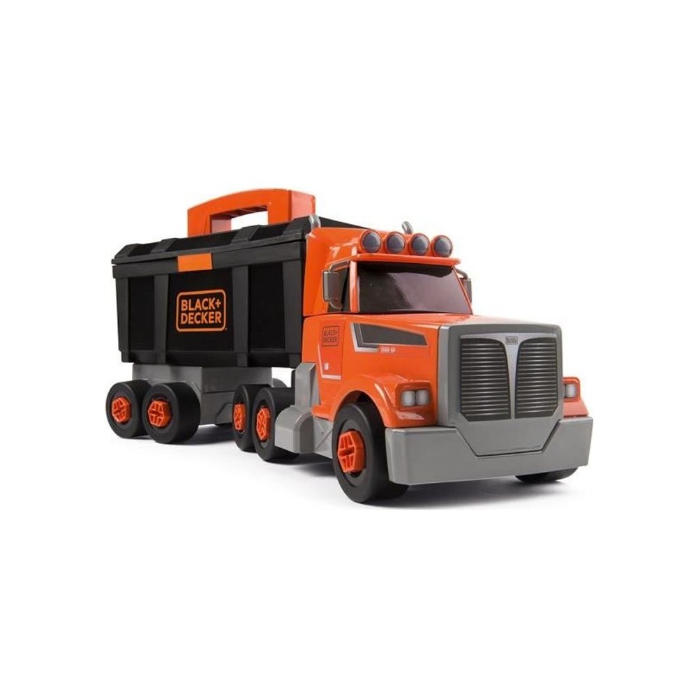 SMOBY Black + Decker Camion Bricolo 2 En 1 - 60 Accessoires