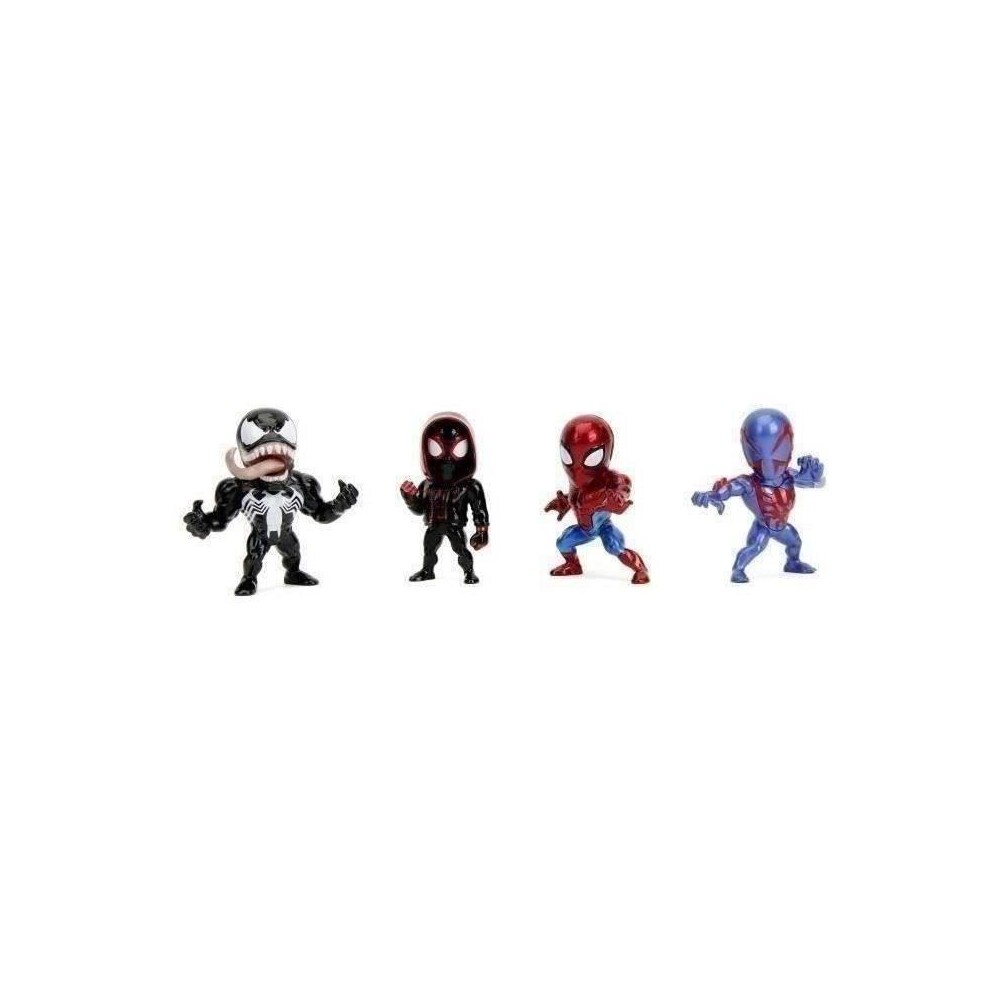 Jada - Figurine Marvel - Set 4 pieces Spiderman - Métal - 6cm - Des 8