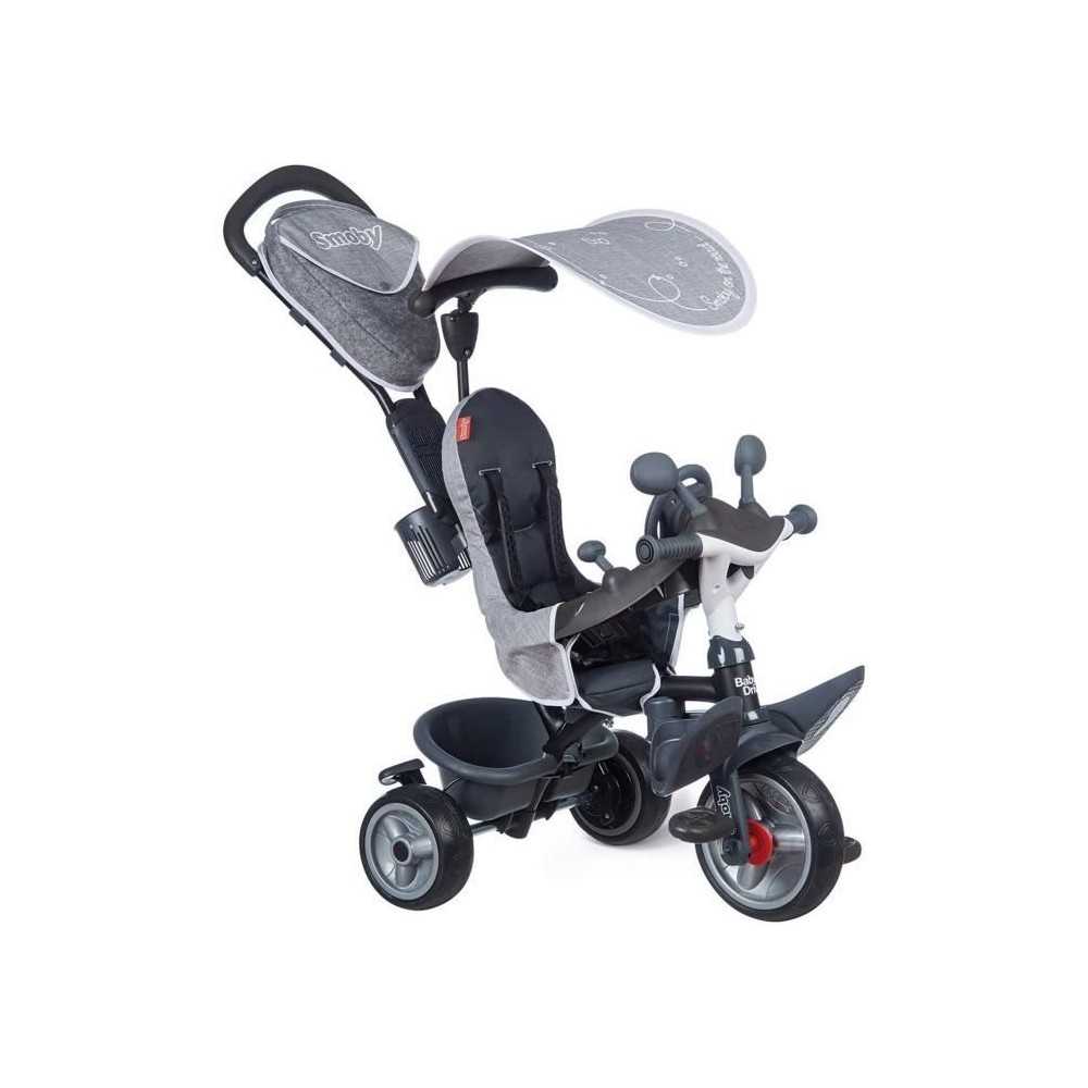 SMOBY Tricycle enfant évolutif Baby Driver Plus - Structure métal -