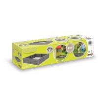 SMOBY Bac Square Garden 2 en 1 : bac a sable et carré potager - 76x76