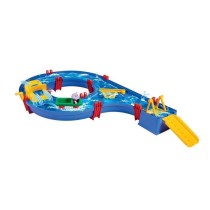 Circuit aquatique Smoby Aquaplay Set Amphie avec 1 bateau et 2 figurin