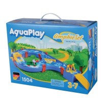 Circuit aquatique Smoby Aquaplay Set Amphie avec 1 bateau et 2 figurin