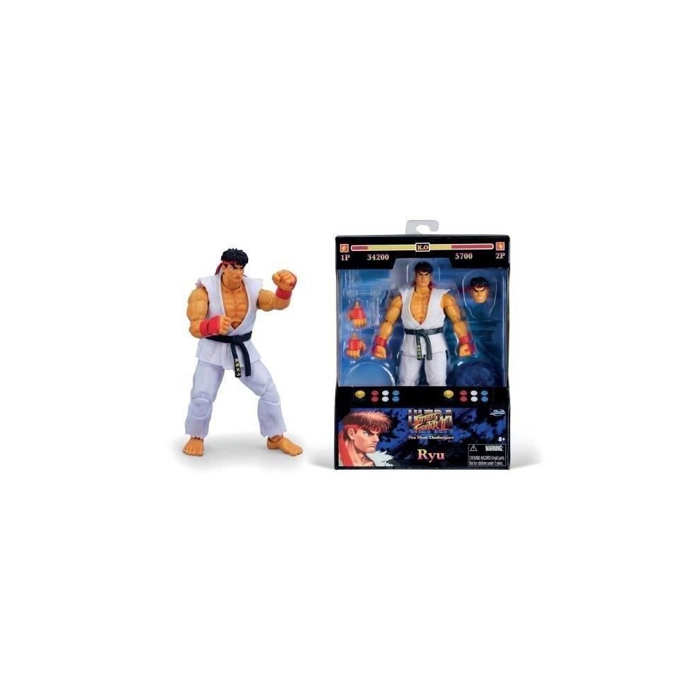 Figurine articulée Ryu Street Fighters Jada 15cm des 8 ans