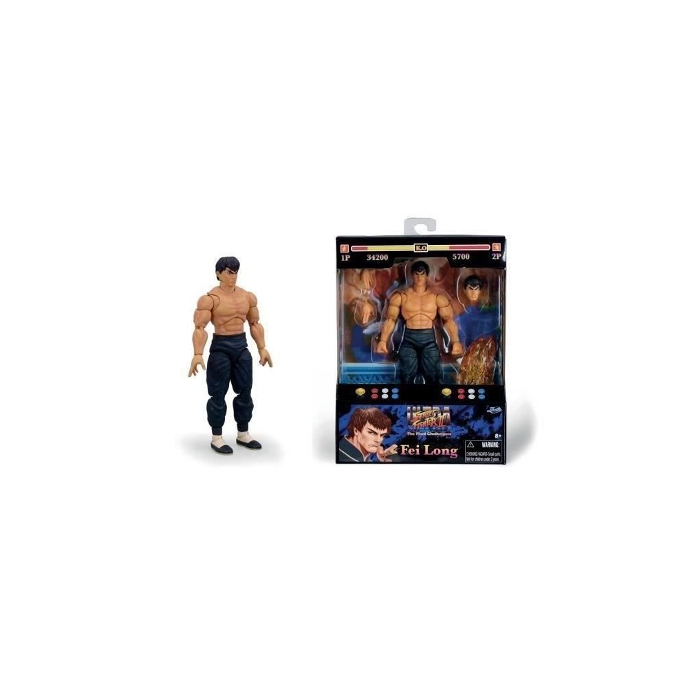 Figurine Articulée Street Fighters Fei-Long 15cm - Jada