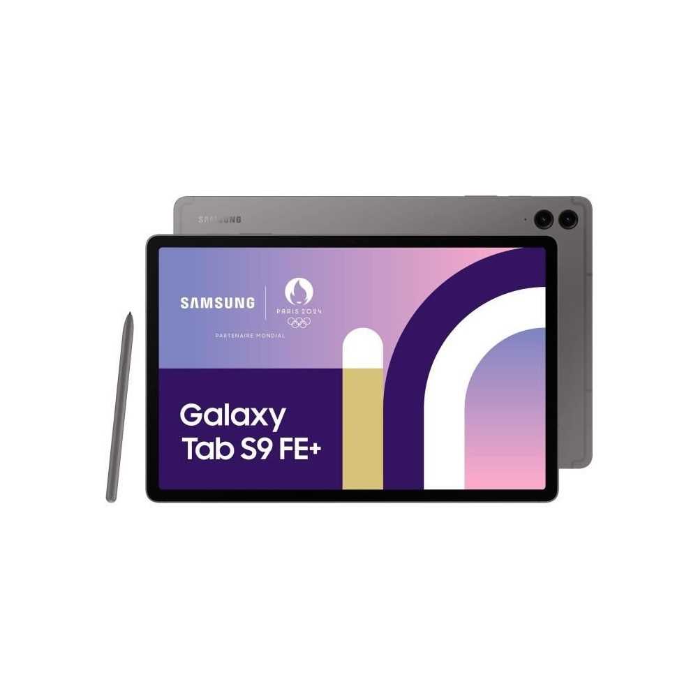 Tablette Tactile Samsung Galaxy Tab S9 FE+ 12,4 5G 128Go Anthracite