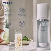 SodaStream TERRA Machine a Eau Pétillante -Pack 2 Bouteilles 1L Compa