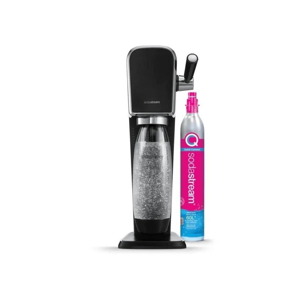 SODASTREAM Art - Machine a Eau Pétillante Noire - Pack 1 Bouteille 1L