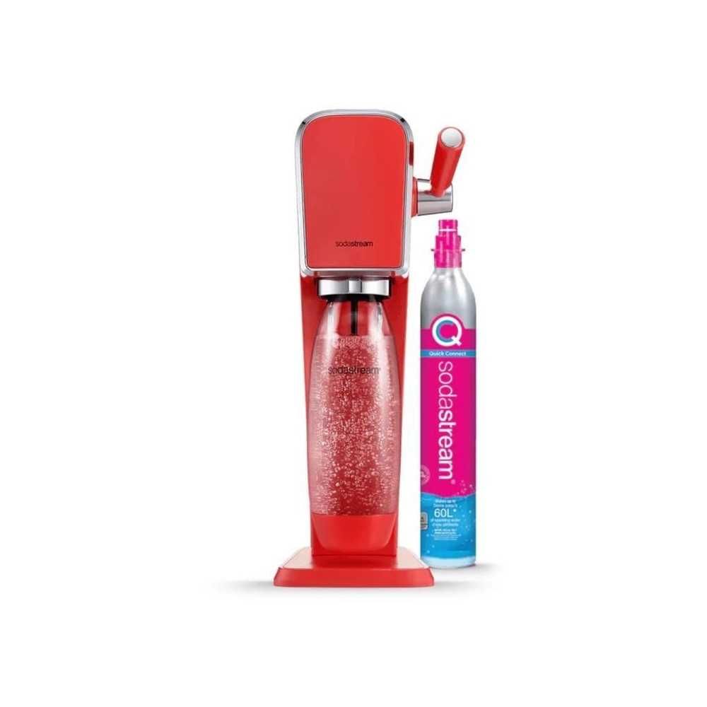 Machine a soda - SODASTREAM - ART Mandarine - 1 bouteille 1L - Recharg