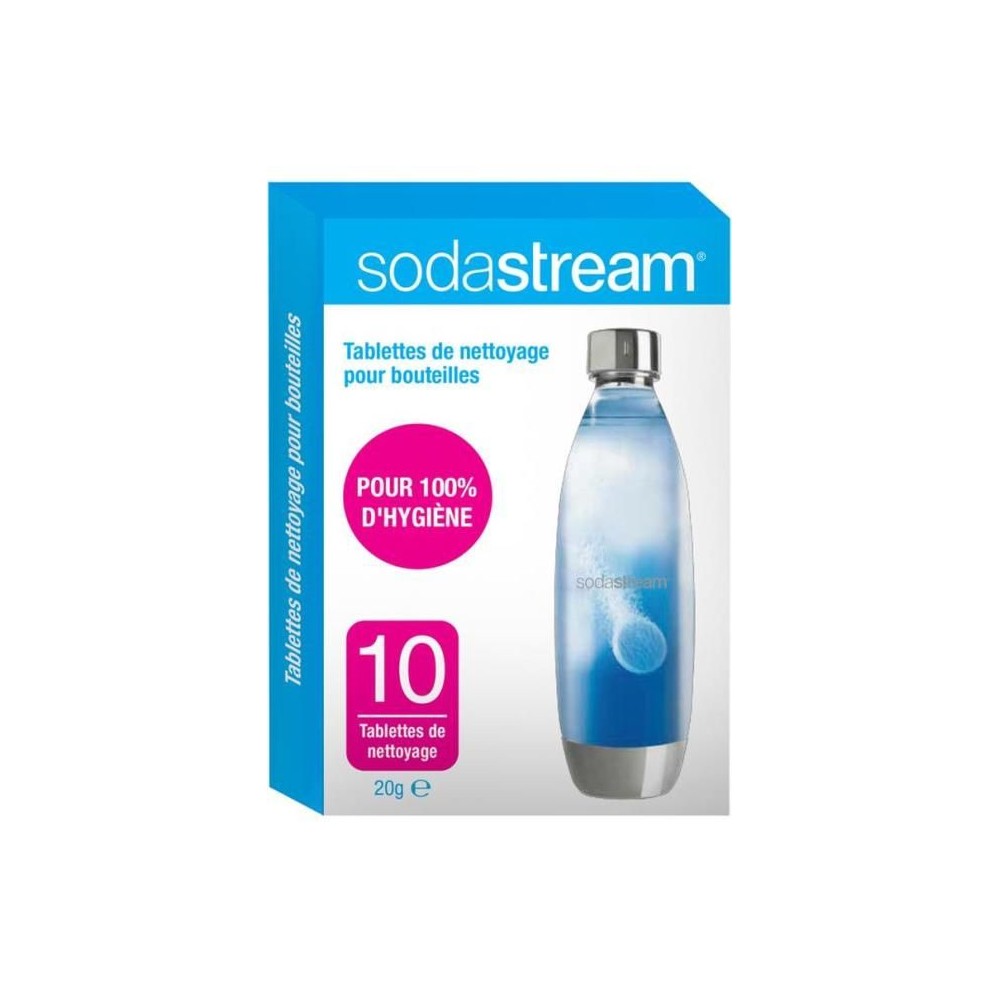 Accessoire machine a soda Sodastream Pastilles - TABLETTES DE NETTOYAG