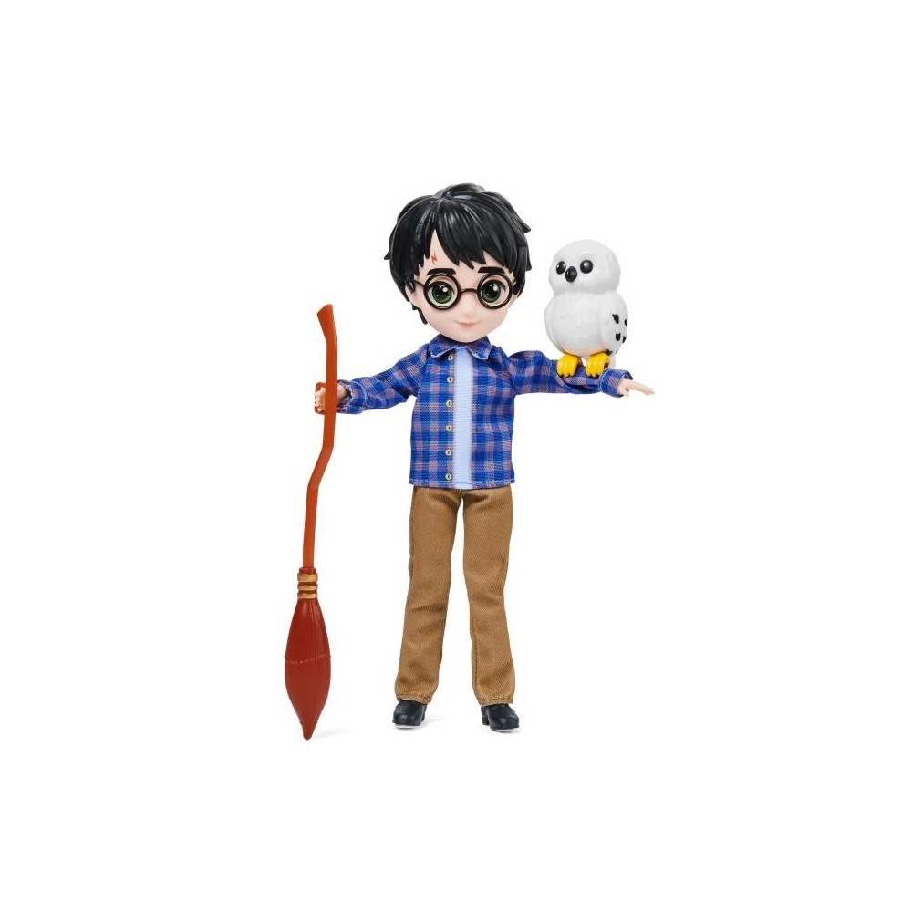 Poupée Harry Potter 20 cm avec 2 tenues et 5 accessoires - Spin Maste