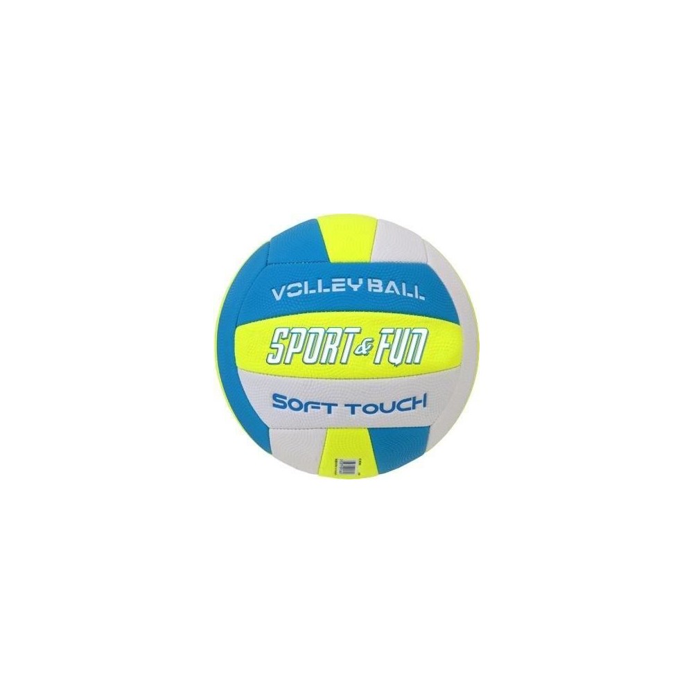 Ballon de volley - SPORT AND FUN - Soft Touch - Taille 5