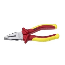 Pince universelle isolée STANLEY - 0-84-000 - 160 mm - Rouge - Protec