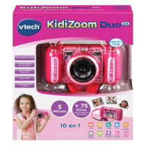 Appareil photo enfant - VTECH - Kidizoom Duo DX Rose - 75 filtres dyna