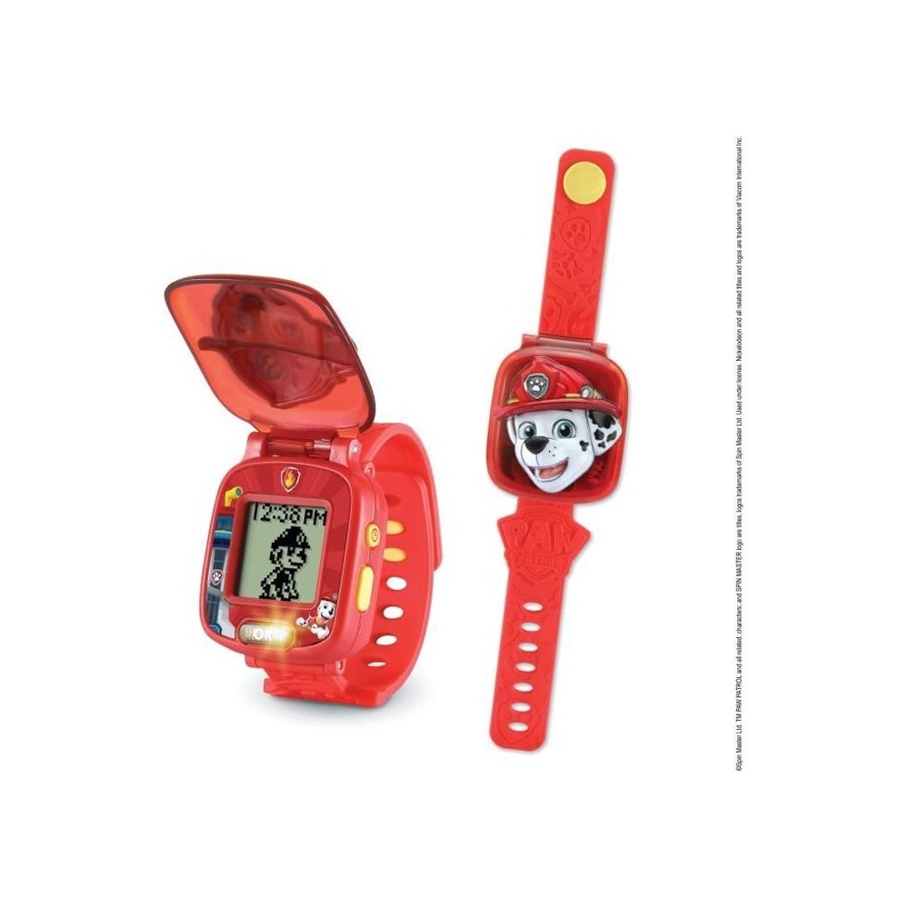 Montre-Jeu Interactive VTECH Pat Patrouille Marcus - Rouge - Pour Enfa