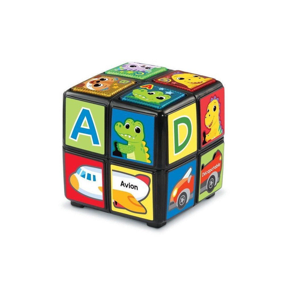 Jouet éducatif - VTECH BABY - Tourni Cube - Alphabet, Animaux, Véhic