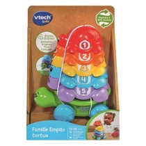 VTECH-FAMILLE EMPILO TORTUE (PLASTIQUE REUTILISE)