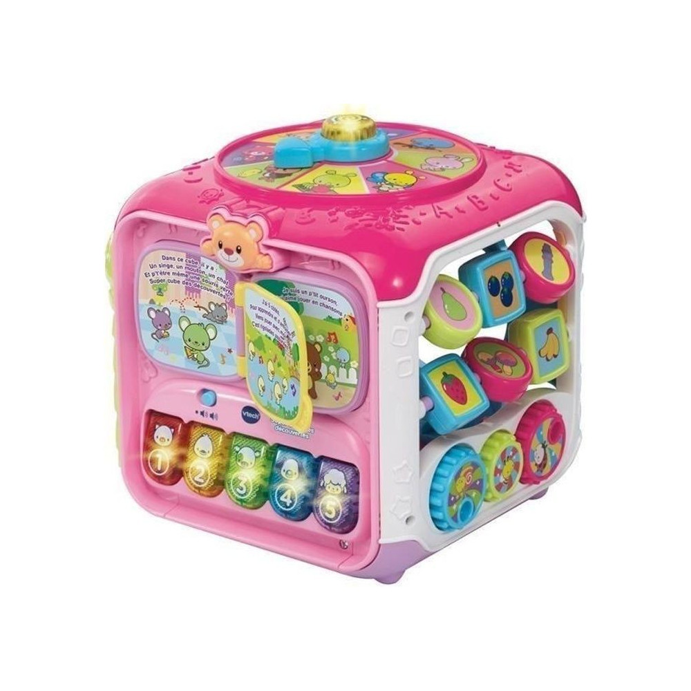 VTECH BABY - Super Cube Des Découvertes Rose