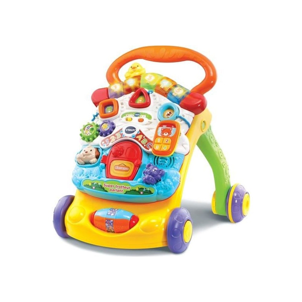 VTECH - Super Trotteur Parlant 2 en 1 - Multicolore