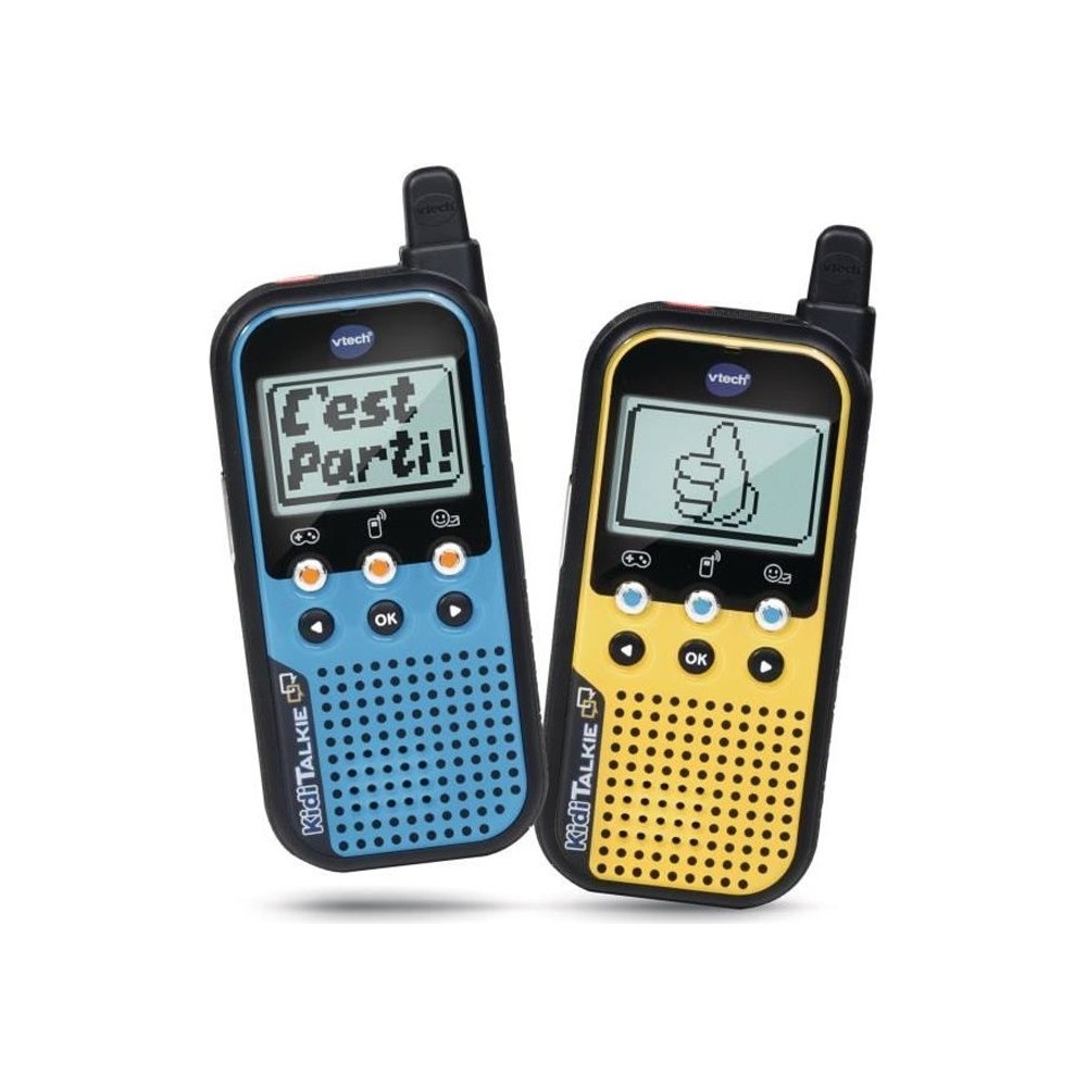 Talkie Walkie VTECH Kidi Talkie - Bleu & Jaune - 6 en 1 pour des heure