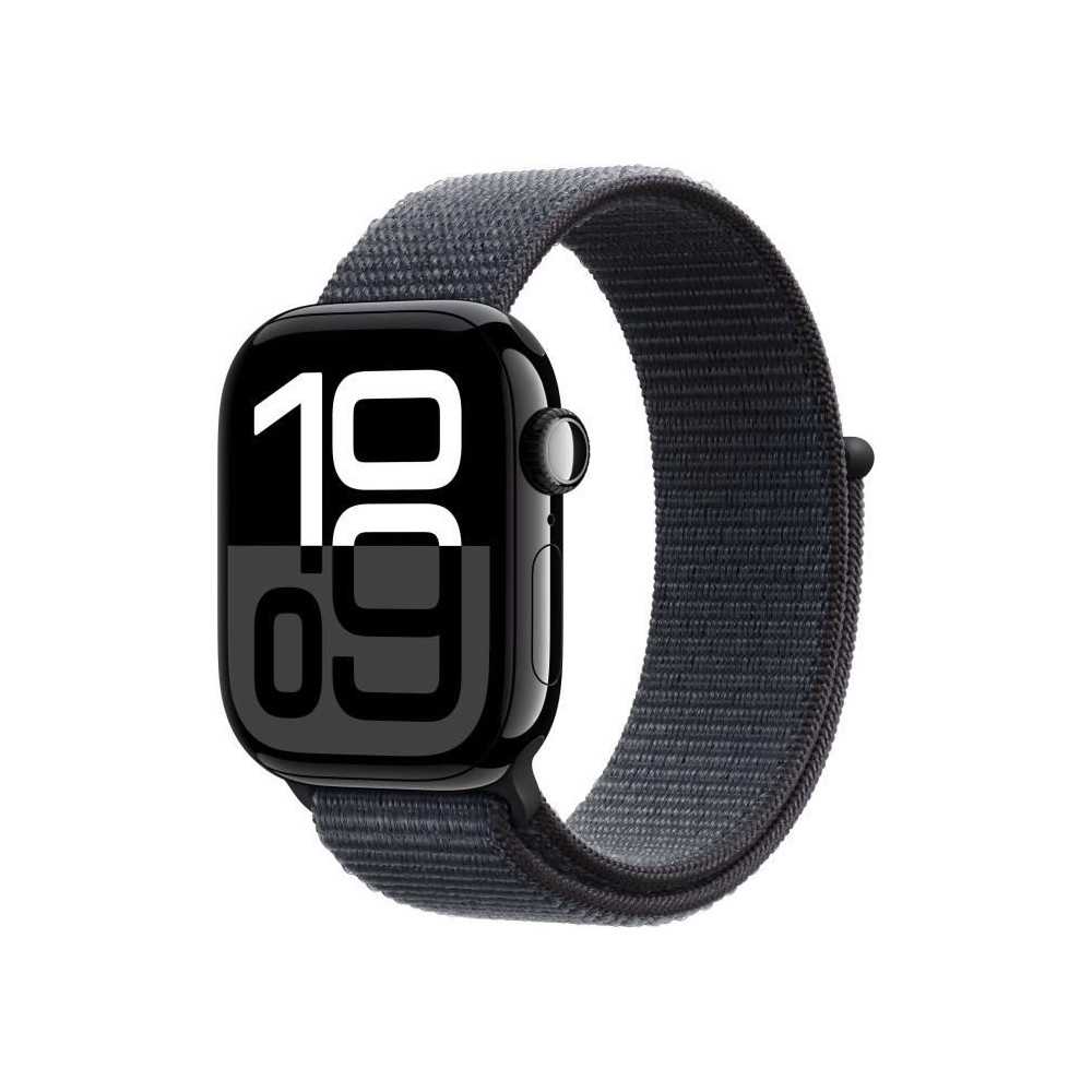 Apple Watch Series 10 GPS - 42mm - Boîtier Jet Black Aluminium - Brac