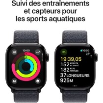 Apple Watch Series 10 GPS - 42mm - Boîtier Jet Black Aluminium - Brac