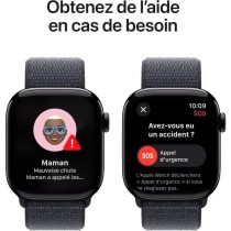 Apple Watch Series 10 GPS - 42mm - Boîtier Jet Black Aluminium - Brac