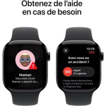 Apple Watch Series 10 GPS - 42mm - Boîtier Jet Black Aluminium - Brac