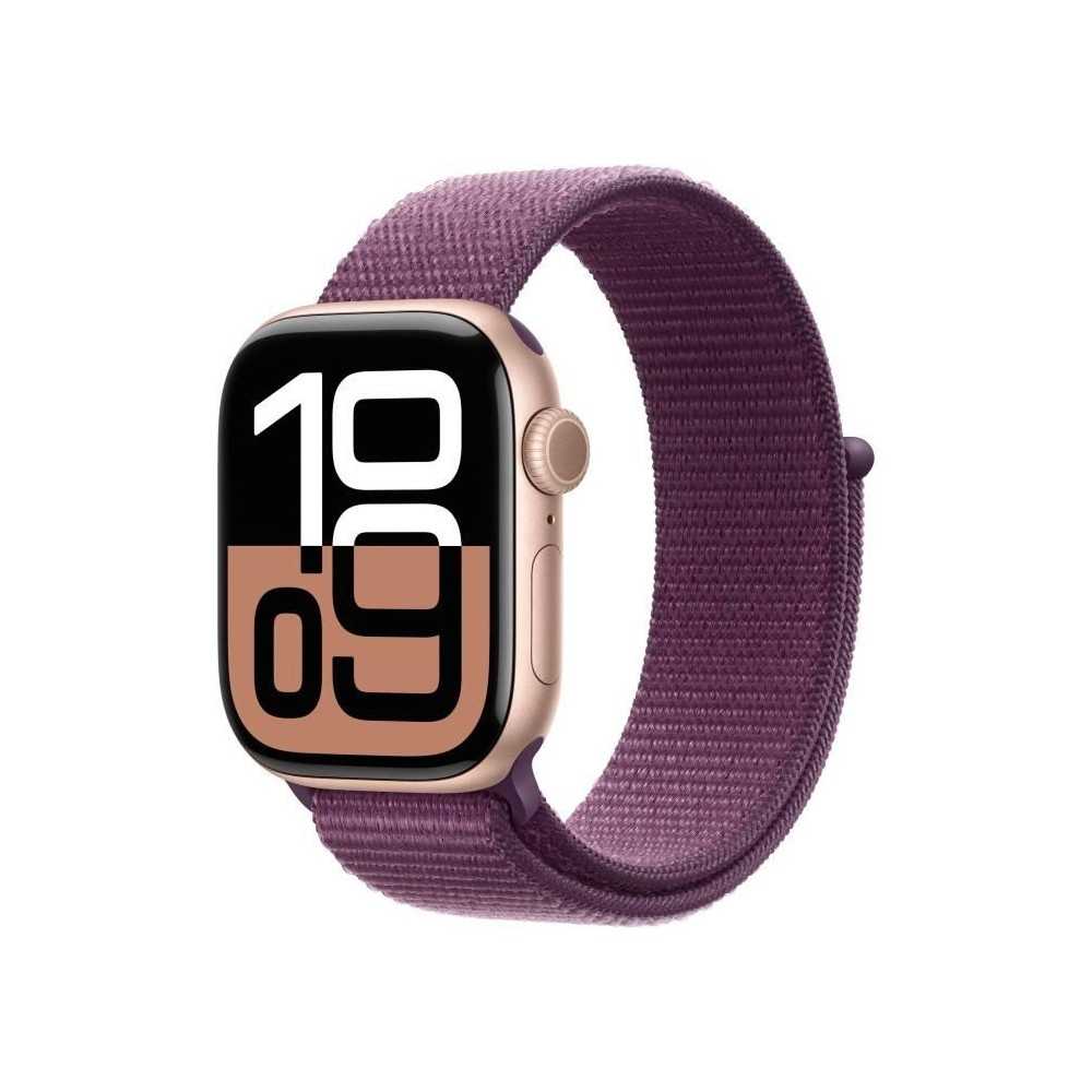 Apple Watch Series 10 GPS - 42mm - Boîtier Rose Gold Aluminium - Brac