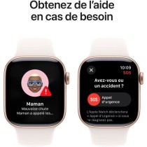 Apple Watch Series 10 GPS - 42mm - Boîtier Rose Gold Aluminium - Brac