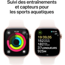 Apple Watch Series 10 GPS - 46mm - Boîtier Rose Gold Aluminium - Brac