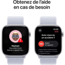 Apple Watch Series 10 GPS - 46mm - Boîtier Silver Aluminium - Bracele