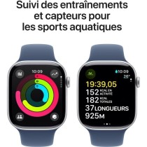 Apple Watch Series 10 GPS - 46mm - Boîtier Silver Aluminium - Bracele