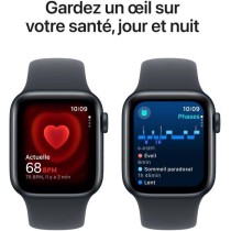 Apple Watch SE GPS - 40mm - Boîtier Midnight Aluminium - Bracelet Mid