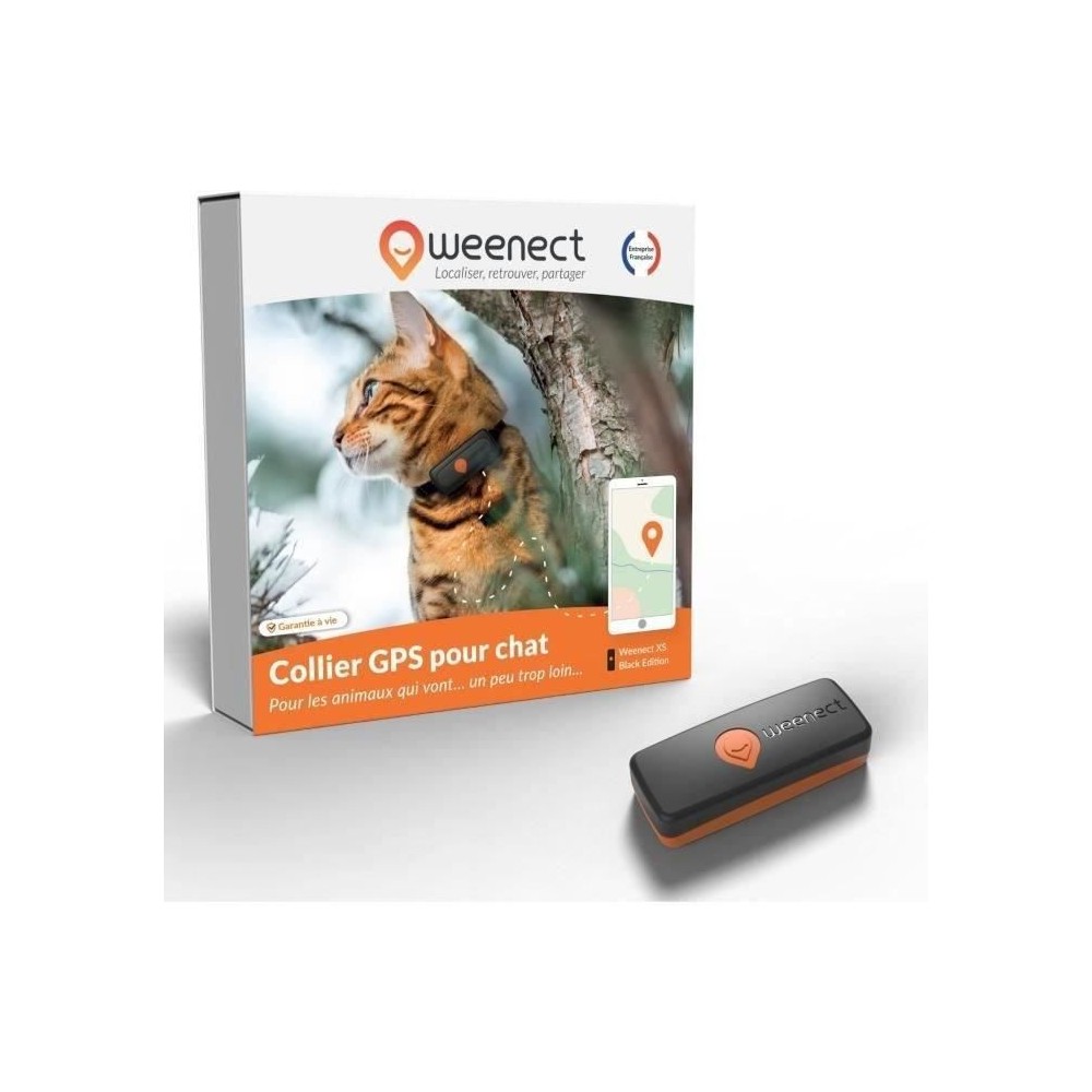 Traceur GPS pour Chat - Weenect XS (Black Edition 2023)