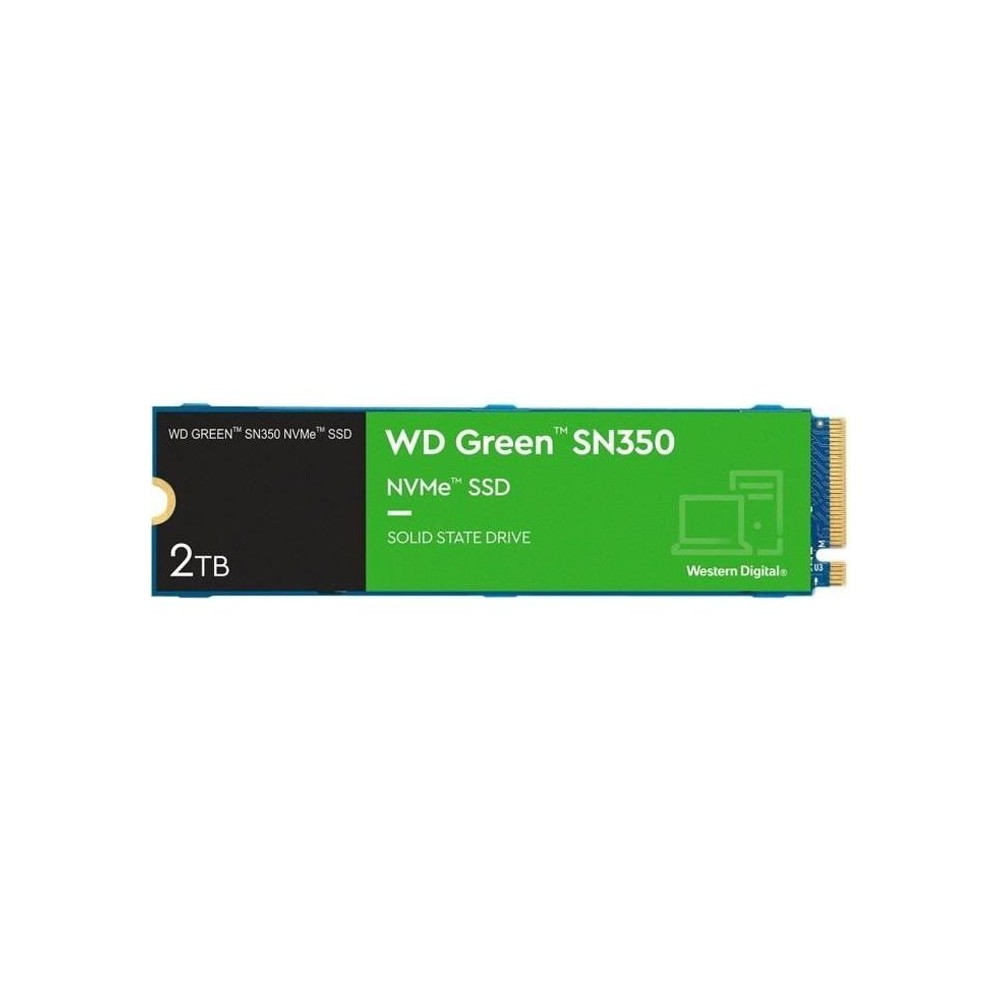 WESTERN DIGITAL - Green SN350 - Disque SSD Interne - 2 To - M.2 - WDS2