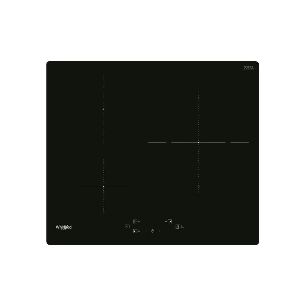 Table de cuisson a induction - WHIRLPOOL - WSQ1160NE - 3 feux - 60 cm