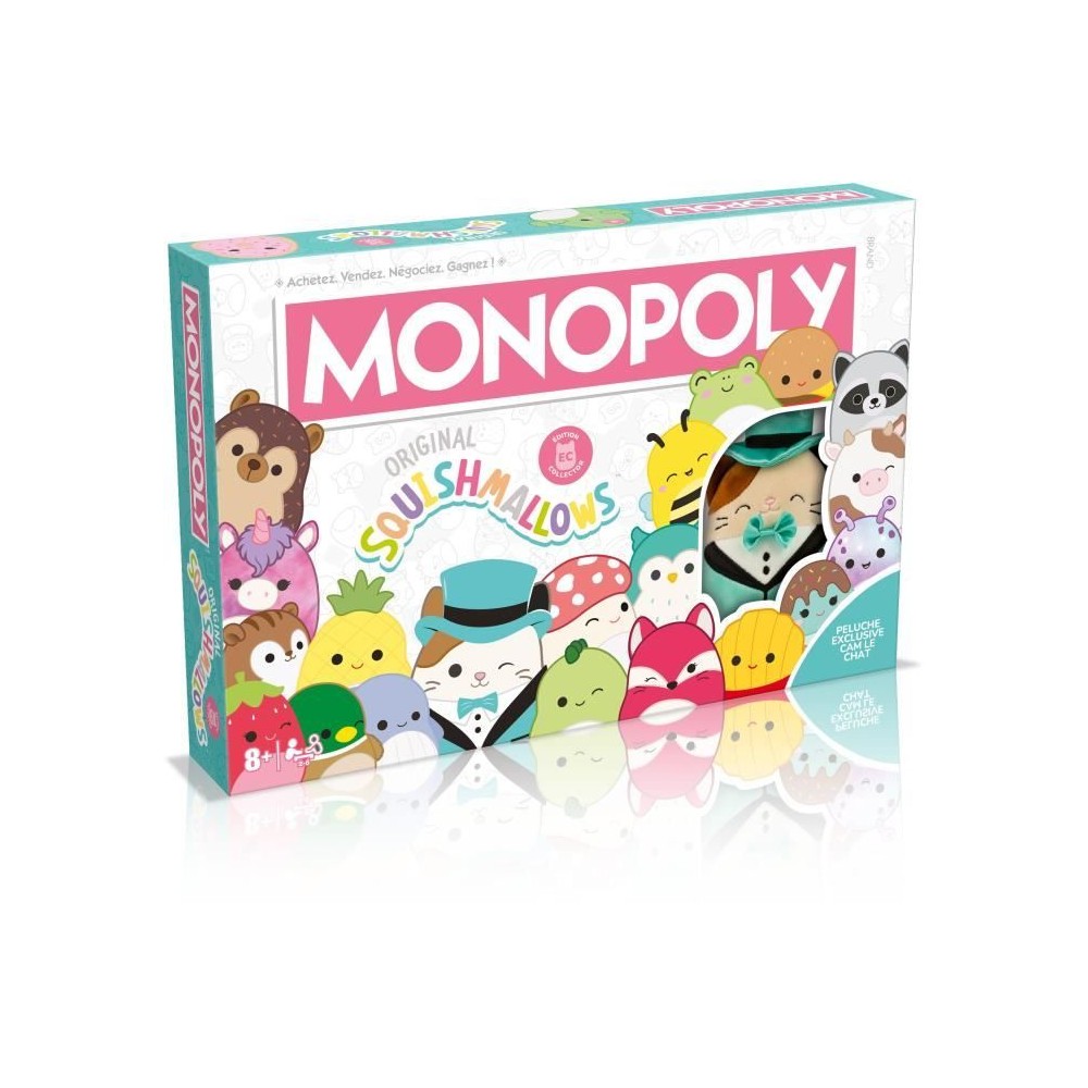 Monopoly Squishmallows - Jeu de société - WINNING MOVES - Monopoly a