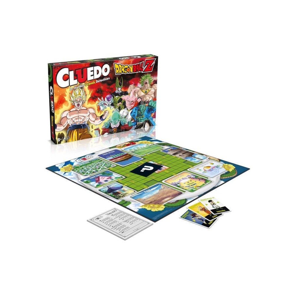 Cluedo - CLUEDO - Dragon Ball Z - Jeu d'ambiance - 2 joueurs ou plus -