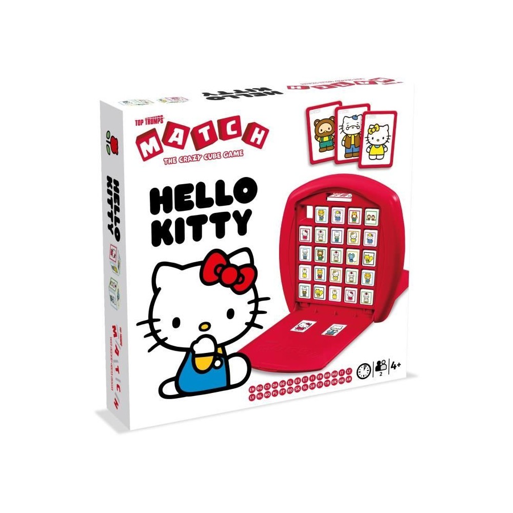 Jeu de société - WINNING MOVES - Match Hello Kitty - Alignez 5 cubes