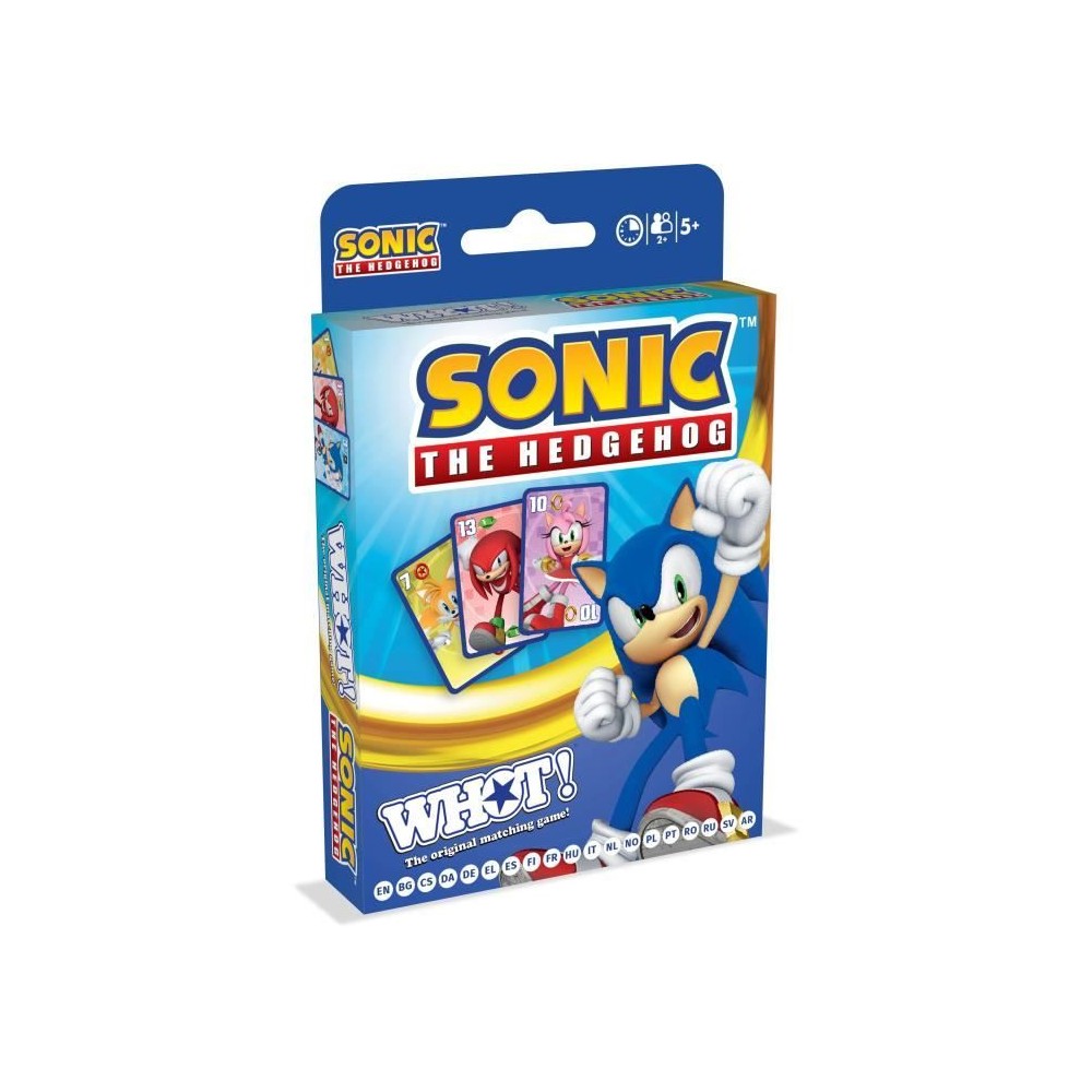 Whot! Sonic the Hedgehog - Jeu de cartes - WINNING MOVES - Jeu de cart