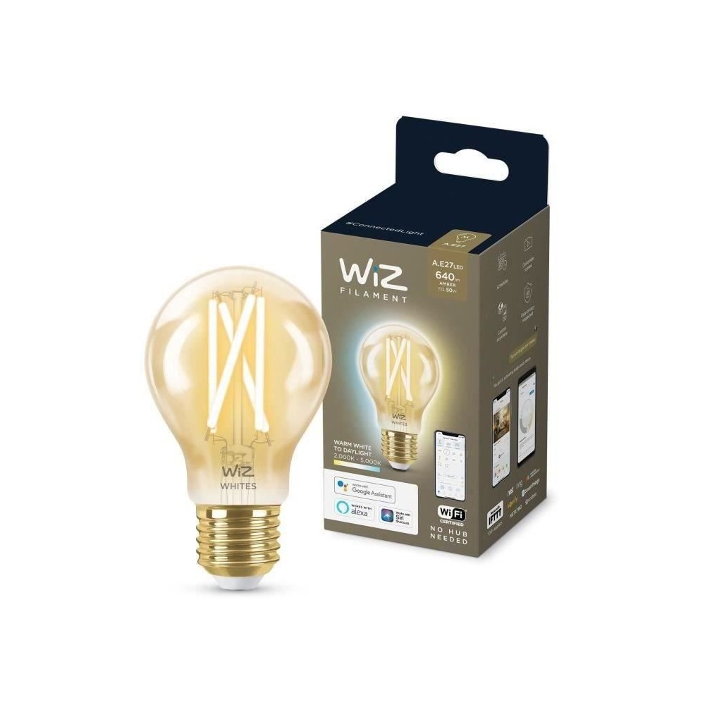 WiZ Ampoule connectée vintage Blanc variable E27 50W