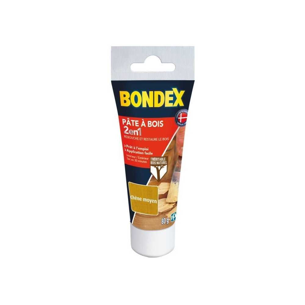 Pâte a bois chene moyen - BONDEX - 420479 - 80 g