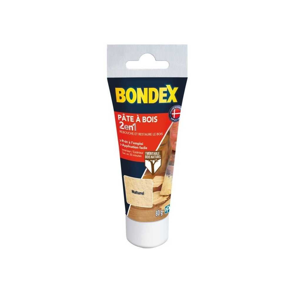 Pâte a bois naturel - BONDEX - 420480 - 80 g