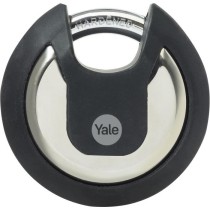 Cadenas a disque inox - YALE - Y130B/70/116/1 - 70 mm - Anse protégé