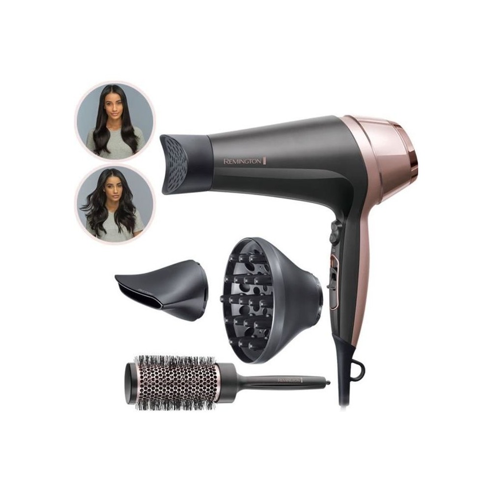 Remington D5706 Coffret Coiffure, Seche-Cheveux Ionique Curl Confidenc